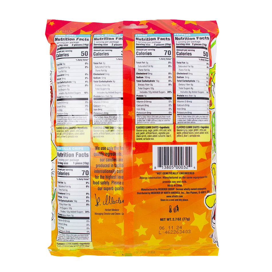Efrutti Taco Twosday Gummi Candy