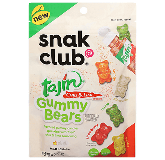 Snak Club Tajin Chili Lime Gummy Bears