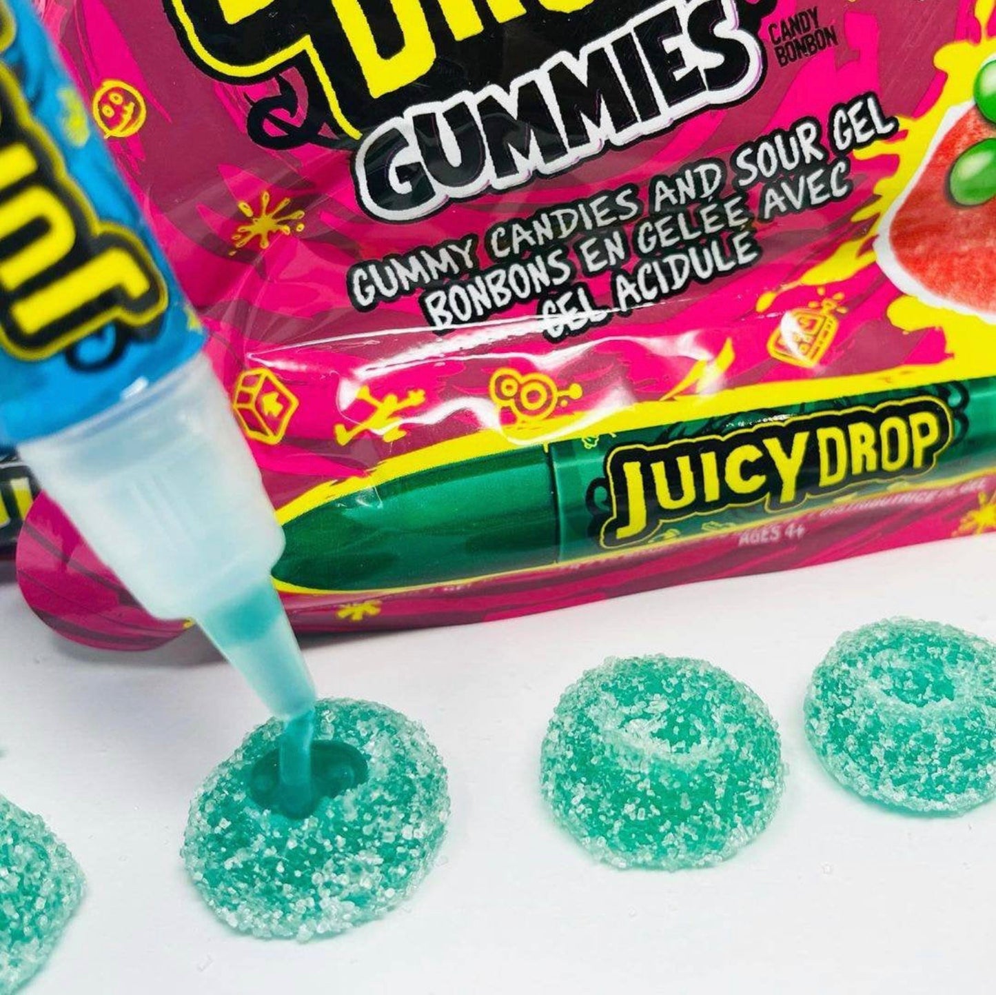 Juicy Drop Gummies & Sour Gel