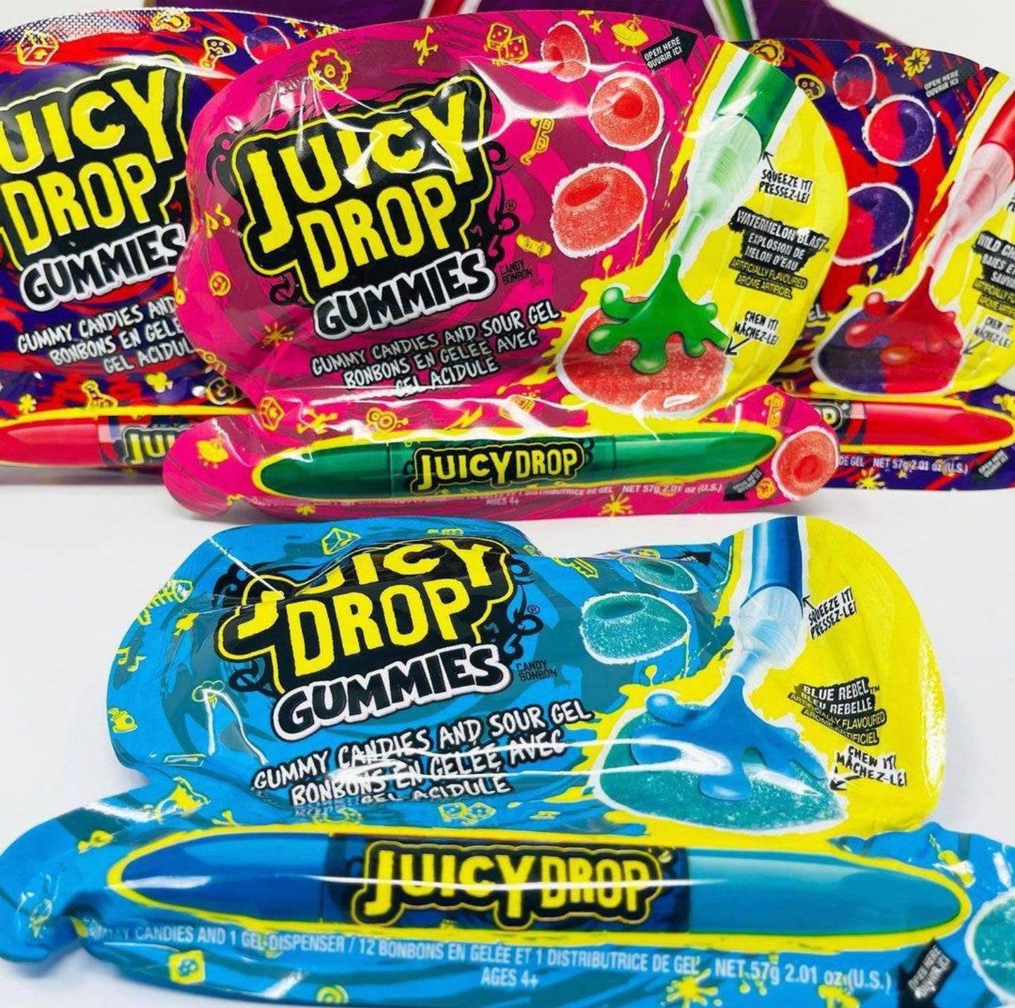 Juicy Drop Gummies & Sour Gel