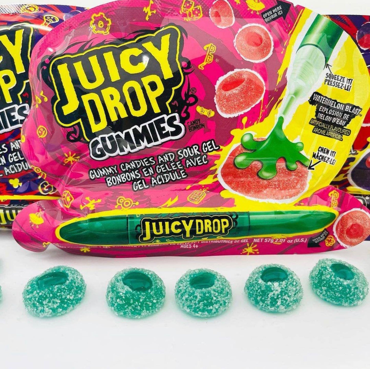 Juicy Drop Gummies & Sour Gel