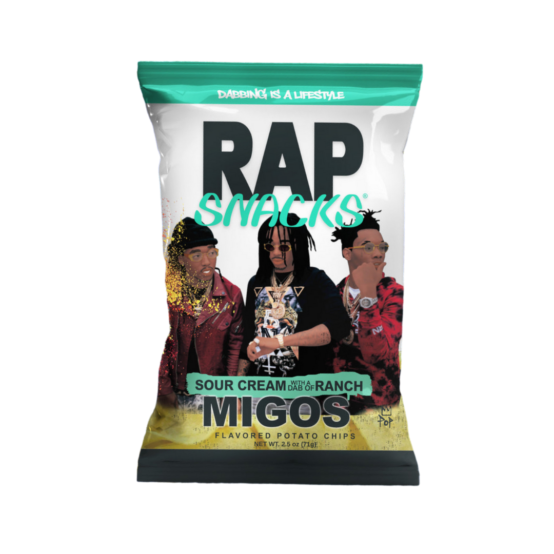 Rap Snacks Migos Sour Cream with a Dab of Ranch