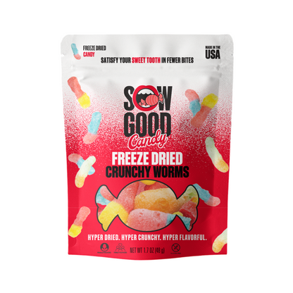 Sow Good Freeze Dried Crunchy Candy Worms