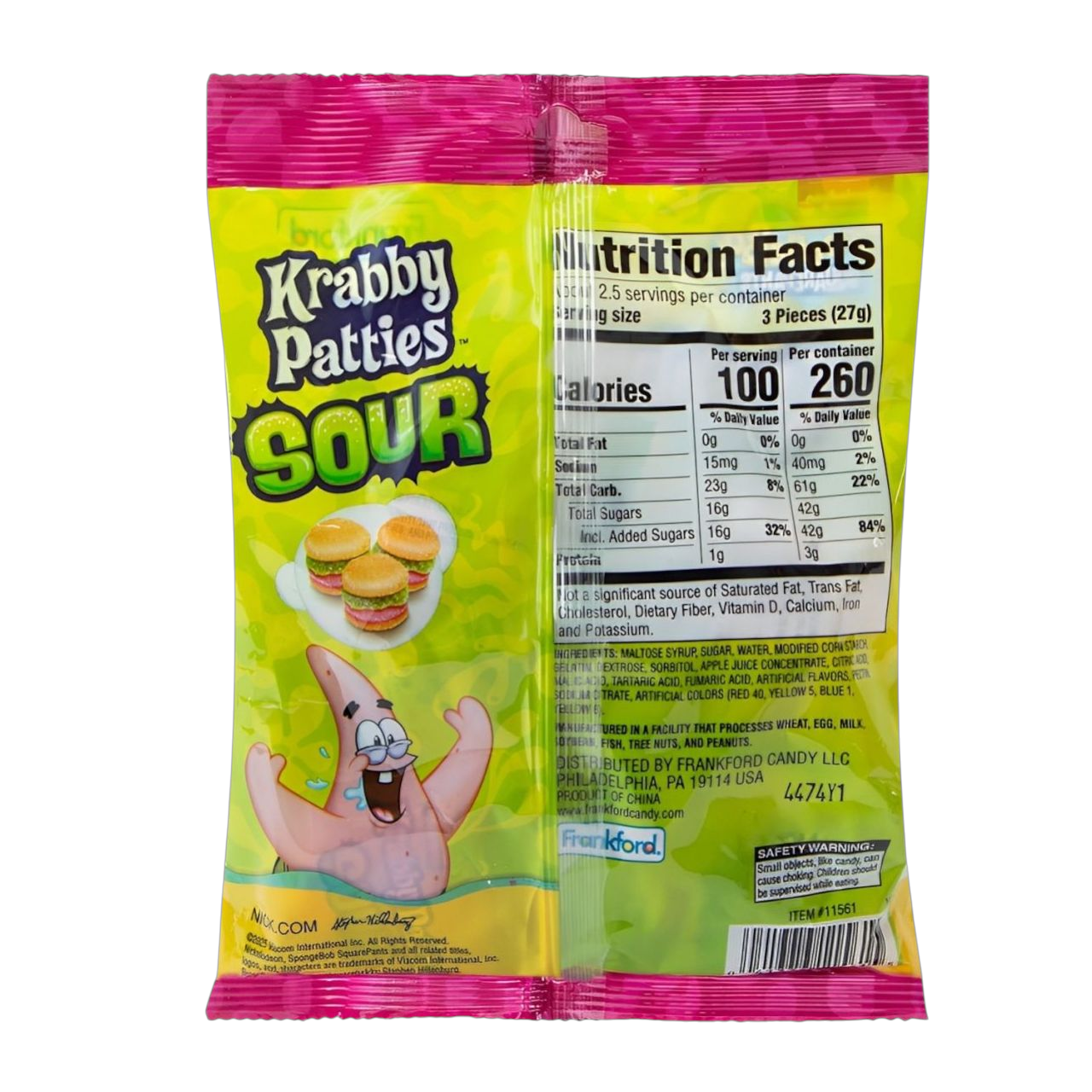 SpongeBob SquarePants Sour Krabby Patties