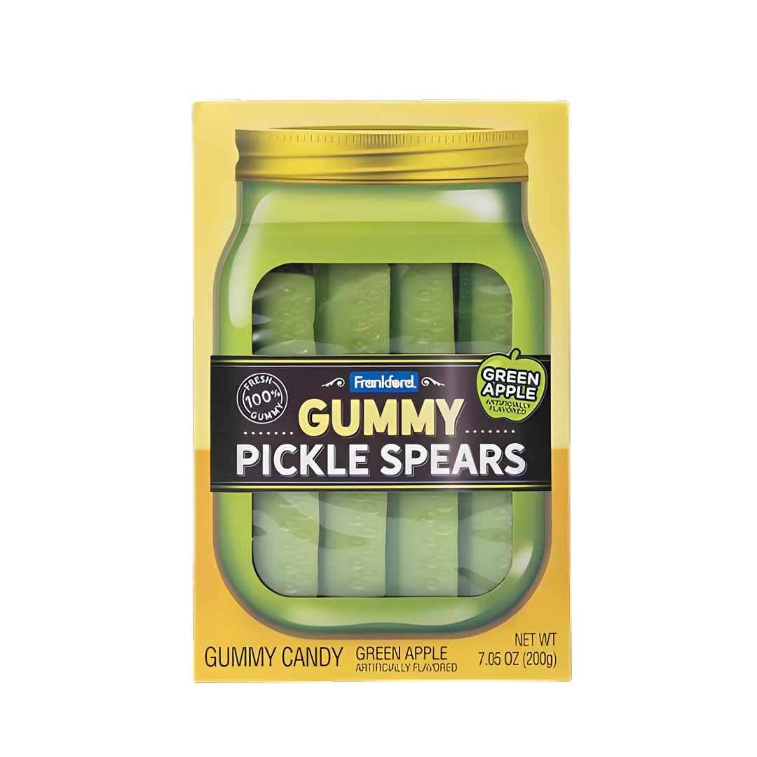 Green Apple Gummy Pickle Spears
