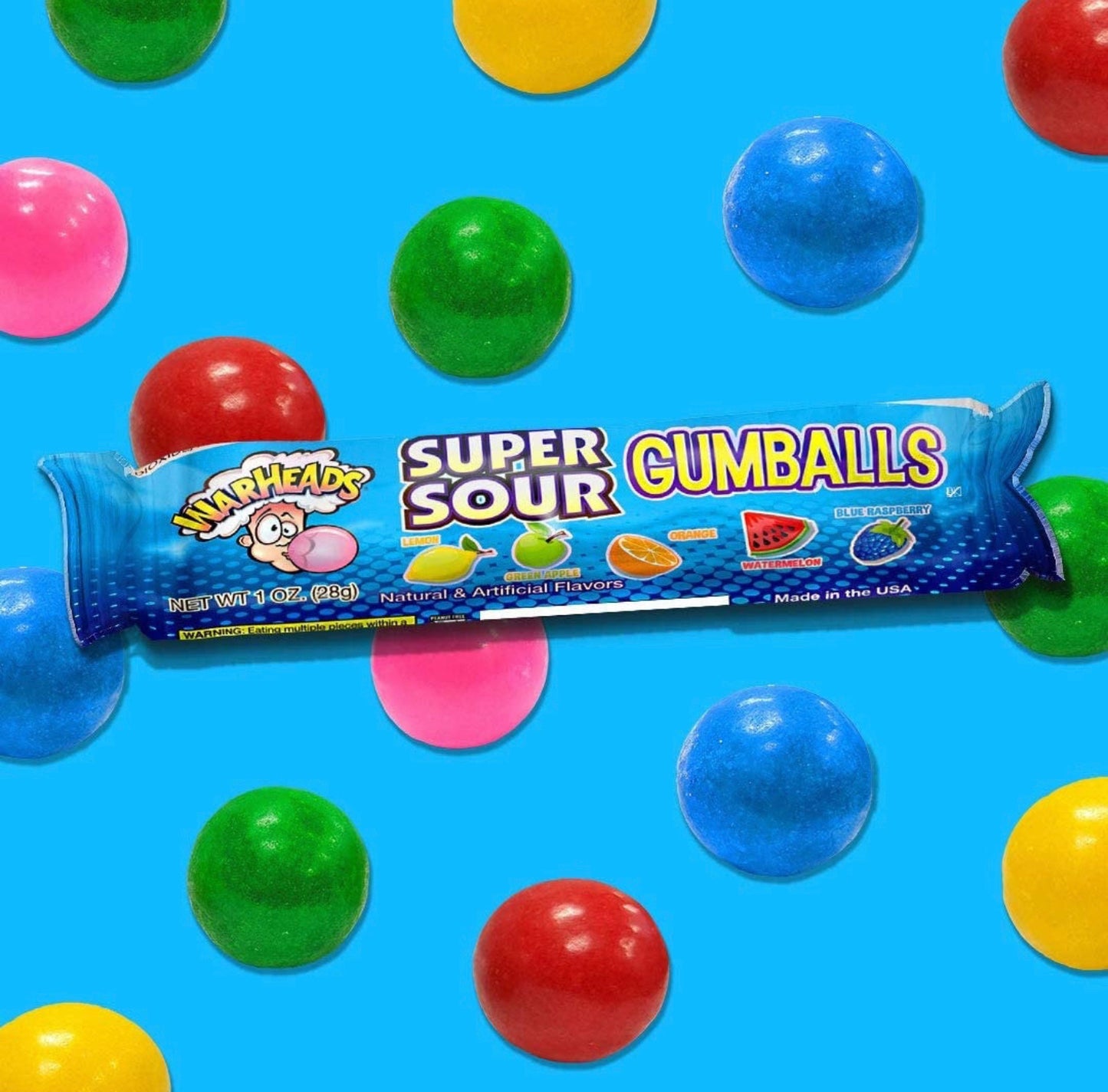 Warheads Super Sour Gumballs