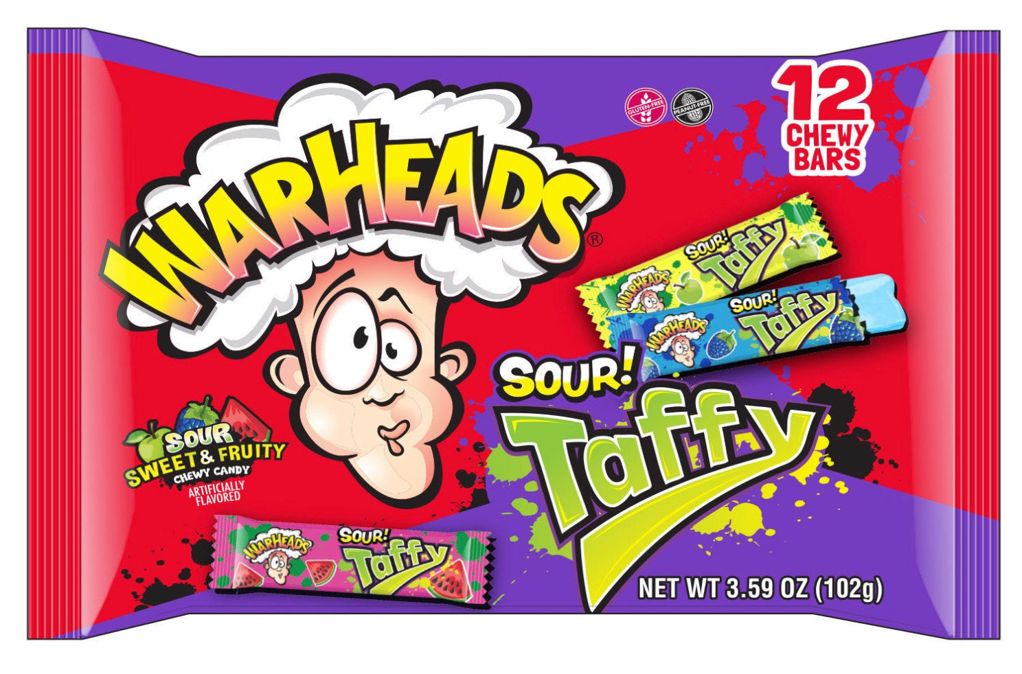 Warhead Colours Warheads Sour Taffy – Traptreatzvip