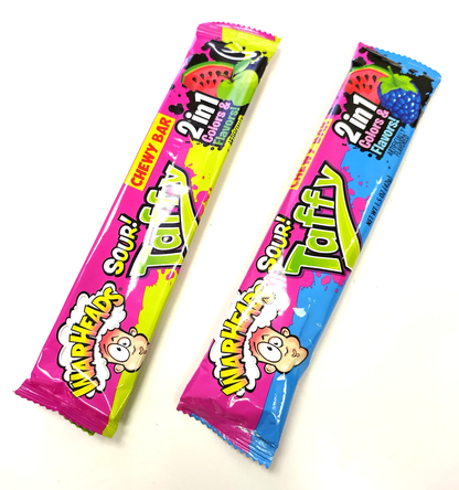 Warheads Sour Taffy 2 Fruity Flavors