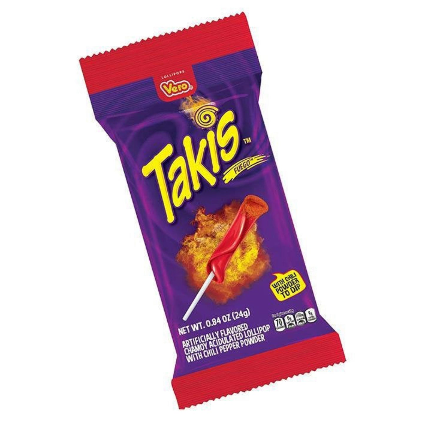 Takis Fuego Lollipop